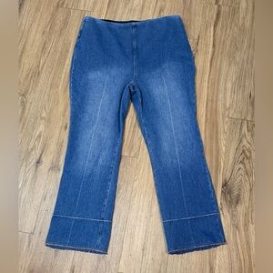 LYSSE New York Pull On High Rise Blue Women's Jeans Size XL